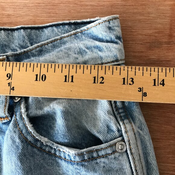 Revice Jeans Women 24 Blue Mid Rise Button Fly Medium Wash Stretch Preppy 18218 - Picture 10 of 14